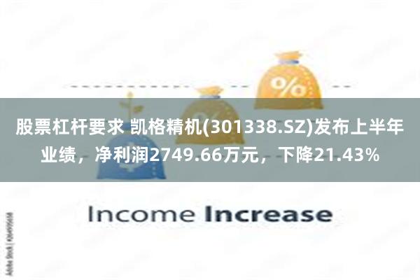 股票杠杆要求 凯格精机(301338.SZ)发布上半年业绩，净利润2749.66万元，下降21.43%