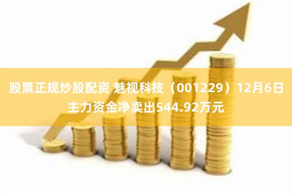 股票正规炒股配资 魅视科技（001229）12月6日主力资金净卖出544.92万元